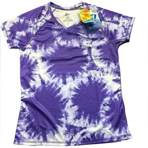 KANU SURF women’s UPF 50+ sun protection short sleeve shirt style 9470 sz M NWT